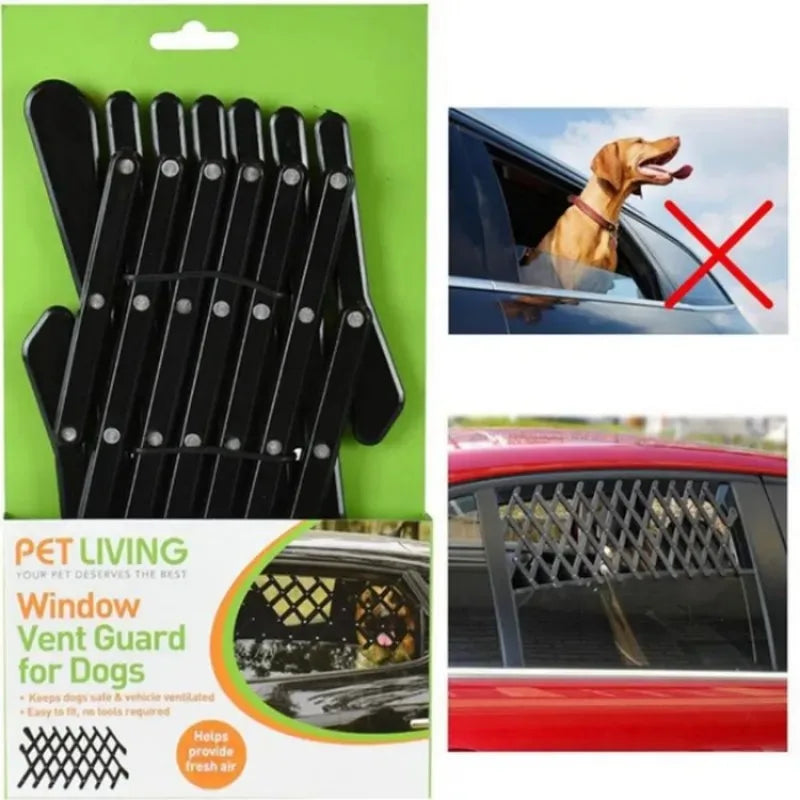 New Universal Car Window Travel Pet Fences Vent Window Pet Dog Puppy Security Ventilation Grill Mesh Vent Guard Telescopic Fence