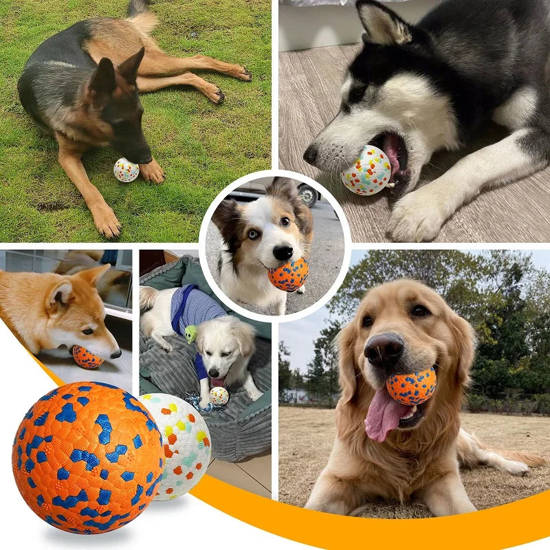 Dog Chew Toy Burst Ball Bite Resistant Teething High Elasticity High Quality Molar Interactive Training Tear Dog Pet Toy Balls