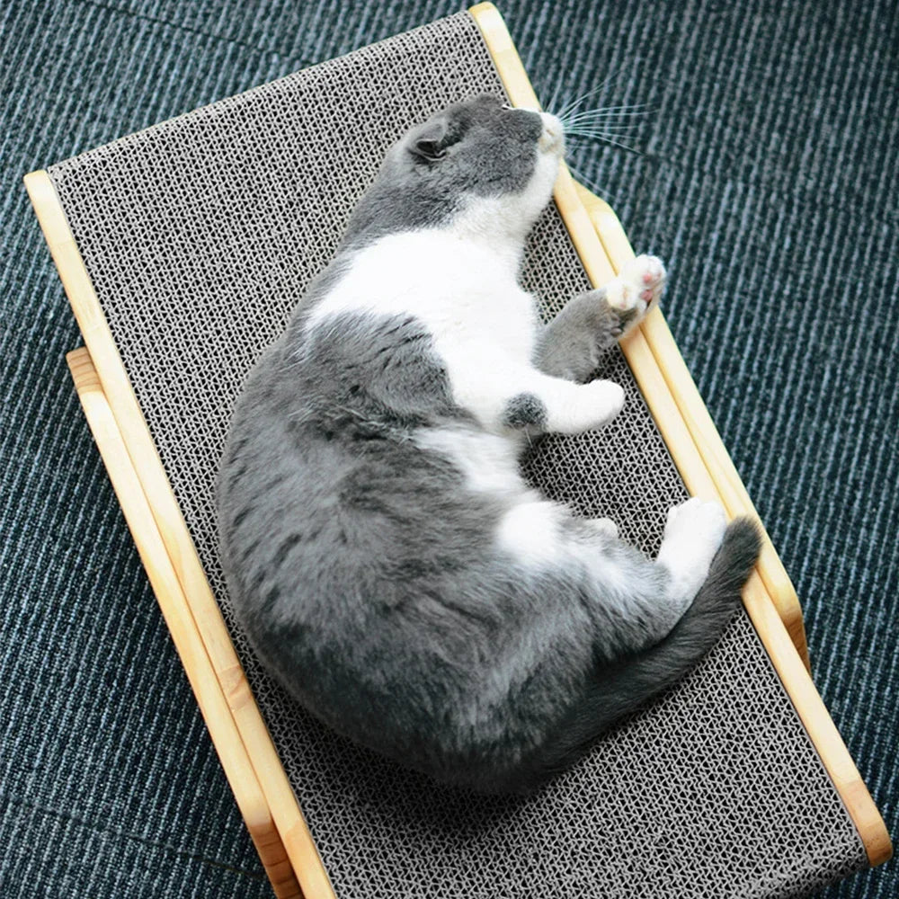 Wooden Toys In 1 Cats Cat Scratch For Scratching Lounge Detachable Training Scraper Board 3 Claw Bed Grinding Scratcher