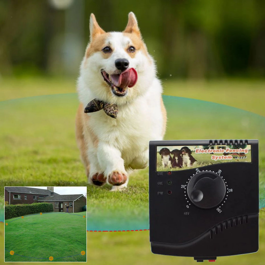 Wireless Invisible Fence Waterproof Electric Pet Fencing System Dog Training Pet Accessories Acoustic Shock Collar Stop Barking