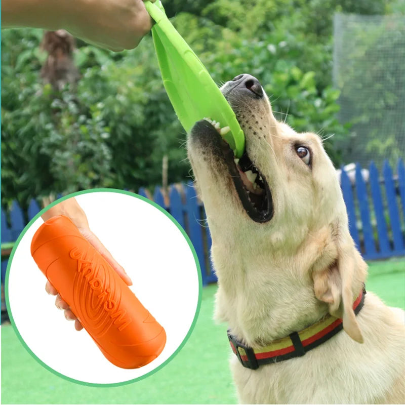 Fashion Pet Dog Silicone Game Frisbeed Dog Toy Flying Discs Trainning Interactive Toys Pet Supplies Flying Disc 15/18/22cm