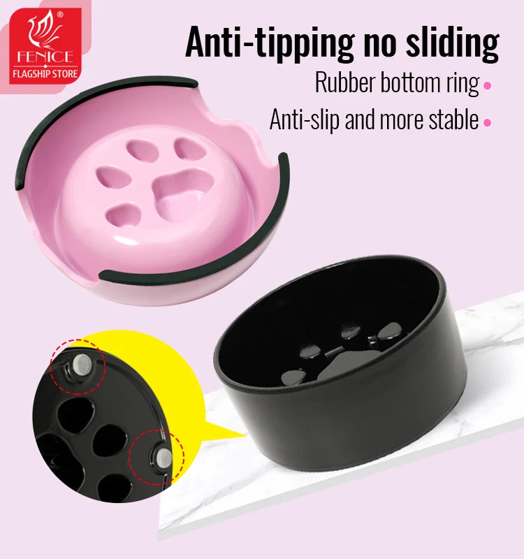 Slow eating bowls Anti-overturn Anti-choking Anti-slip Special bowl for dogs Bichon Frize, Corgi,Teddy,French Bulldog