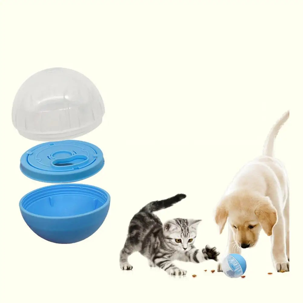 Pet Interactive Dog Cat Toys Leakage Food Balls Adjustable Anti Choke Slow Feeder Treat Dispenser IQ Training Educational Toy