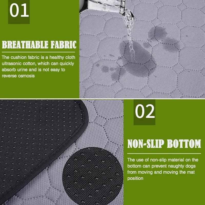 Waterproof Pet Urine Pad, Washable Cat Bed, Reusable Urine Pad, Furniture