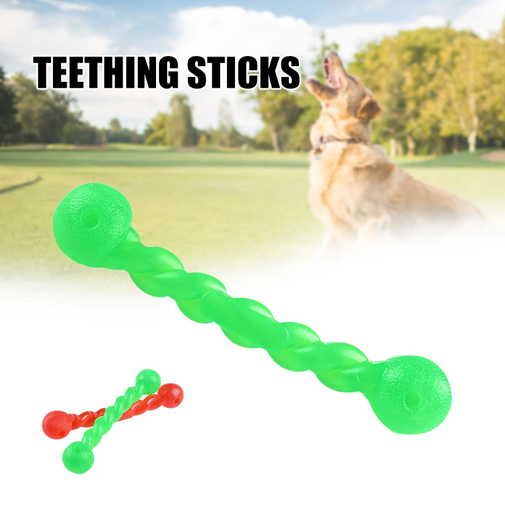 Dog Rubber Molar Stick Durable Medium Small Dogs Teeth Cleaning Molar Biting Sticks Pet Puppy Interactive Training Chew Toy