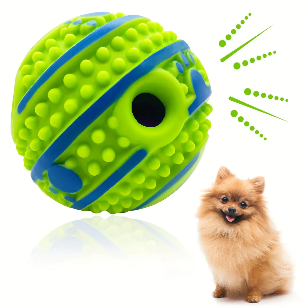 Wobble Giggle Ball For Dogs, Interactive Pet Toy, Funny Giggle Sounds Teeth Cleaning Toy, For Playing/Training/Herding, For Medi