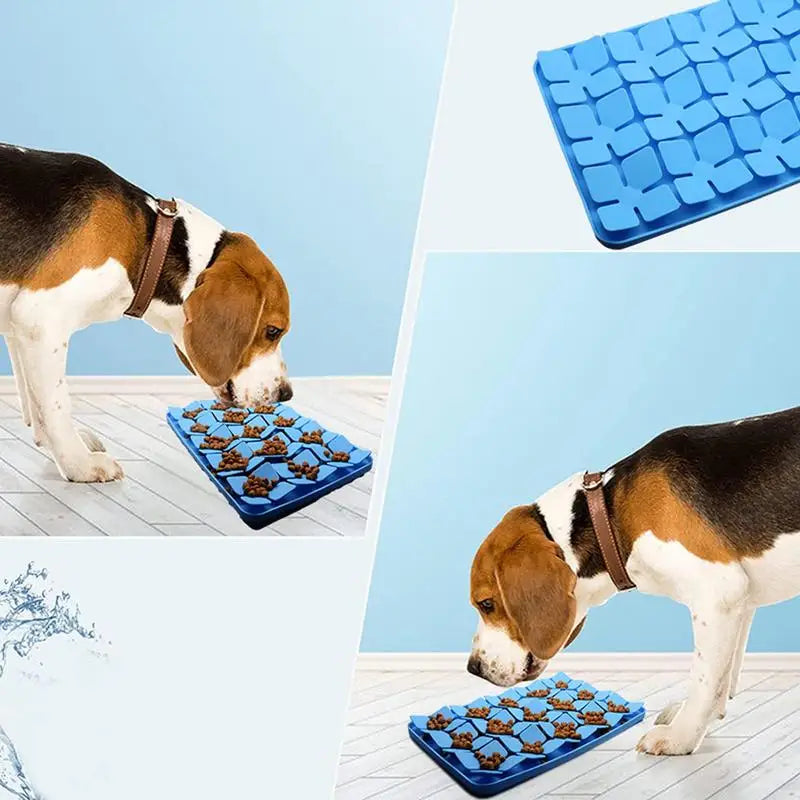 Pet Licking Mat Silicone Feeding Pad Slow Feeder Lick Mat Food Bowl With Suction Cups Anti-slip Mats For Cat Dogs Pet Supplies