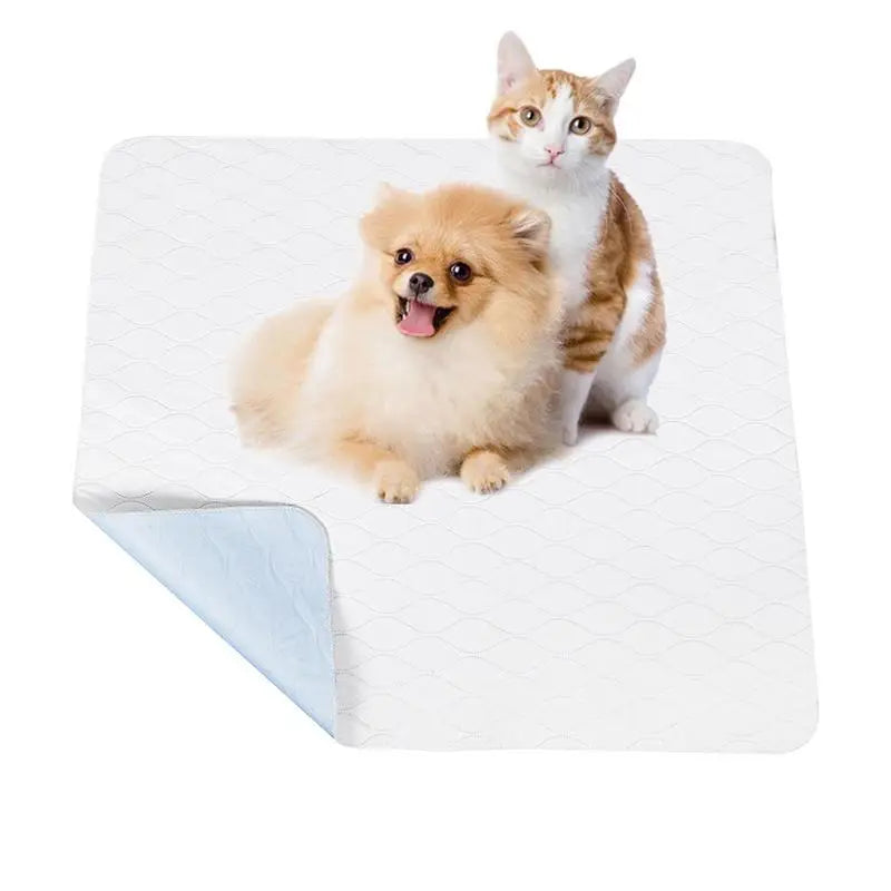 Super Absorbent Pet Diaper Dog Thick Pee Pads Washable Dog Mat Reusable Pad Cat Cleaning Deodorant Diaper Soakers Pet Supplies