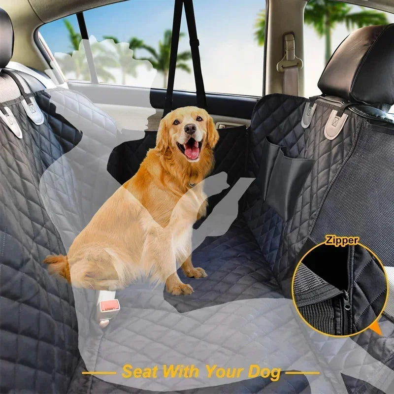 Dog Car Seat Cover Waterproof Pet Travel Dog Carrier Hammock Car Rear Back Seat Protector Mat Safety Carrier For Dogs