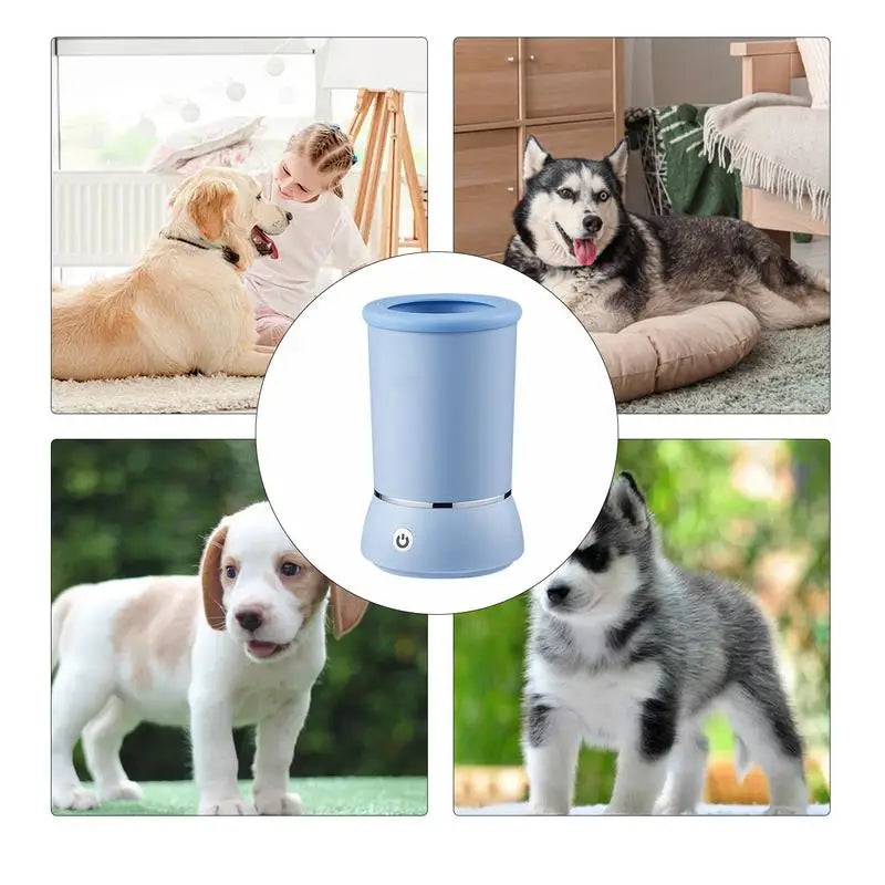 Automatic Dog Paw Washer USB Rechargeable Pet Paw Cleaner Remove Dust Dirt Hair Comfortable Paw Washer For Labradors American