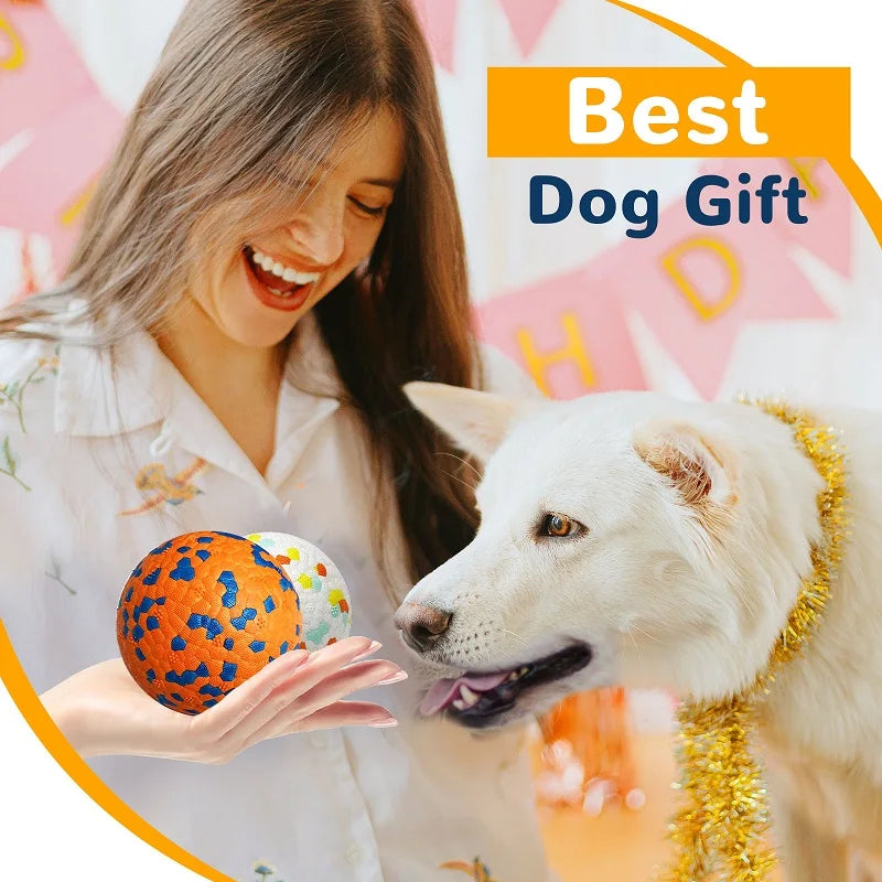 Dog Chew Toy Burst Ball Bite Resistant Teething High Elasticity High Quality Molar Interactive Training Tear Dog Pet Toy Balls