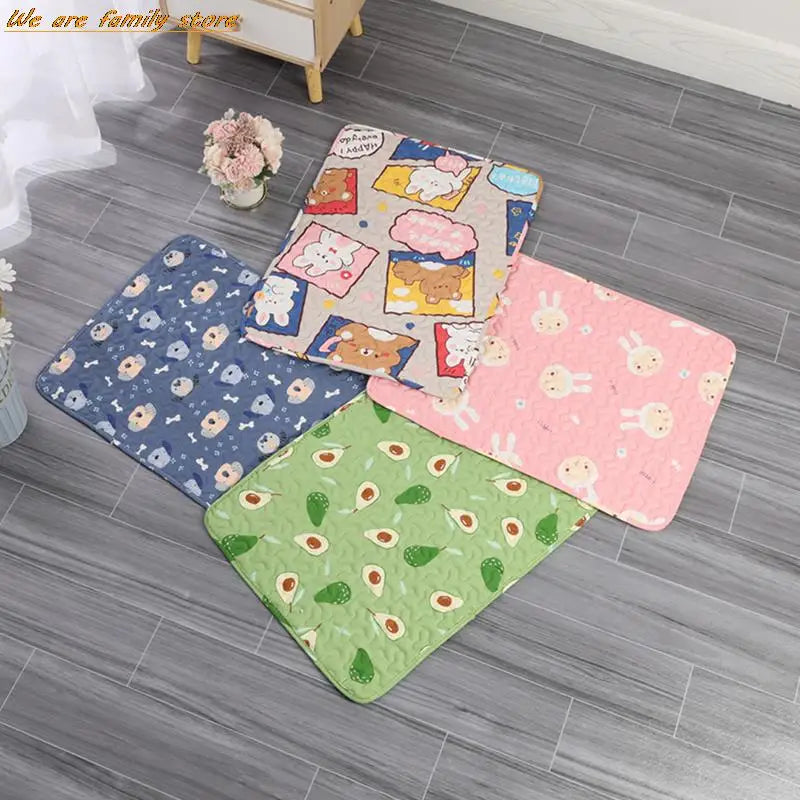 Washable Pet Pee Pad Pet Diaper Mat Reusable Mats for Dogs Dog Bed Urine Washable Dog Training Pad Four Seasons Pet Mat Urine