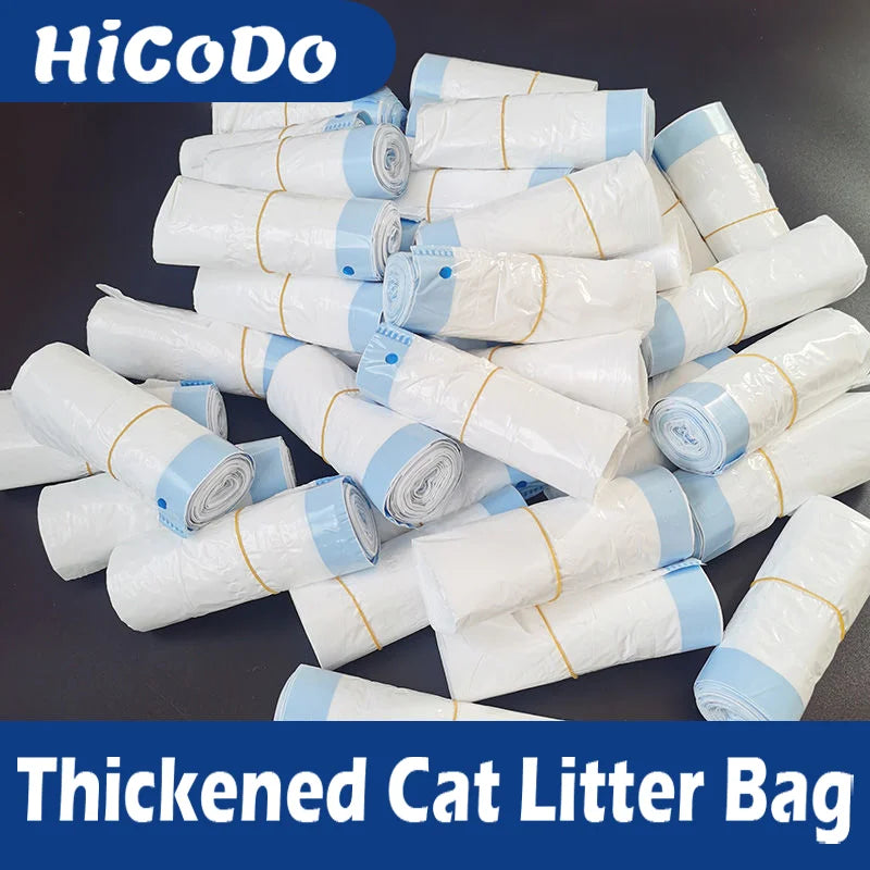 Universal Cat Litter Bag Disposable Thickened Automatic Closing Special Garbage Pet Box