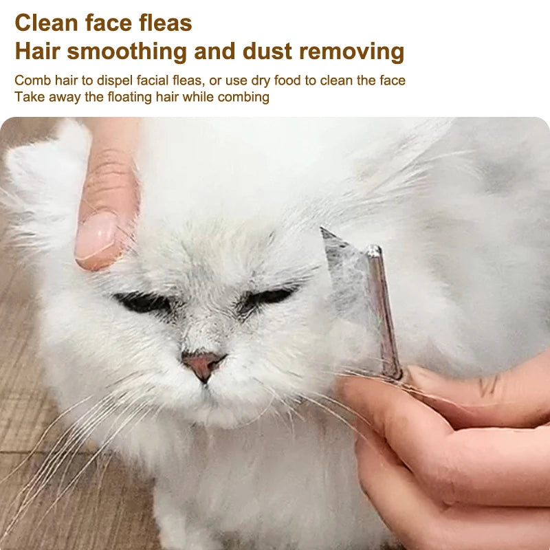 Pet Comb Dog Cat Mouth Hair Comb Comfortable Clean Cats Hairs Pet Bristle Comb Small Hair Comb Accessories for Cats and Dogs