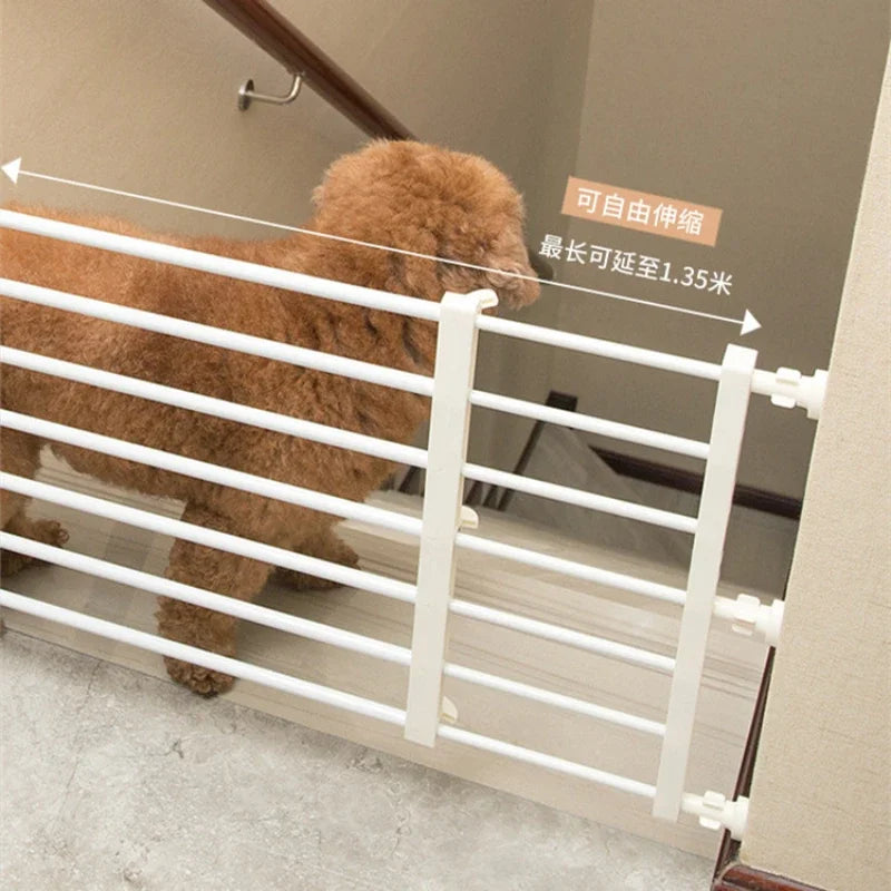 Stackable Pet Railing Security Isolation Door Adjustable Expansion Cat Dog Fence Indoor Cage Safe Pet Barrier