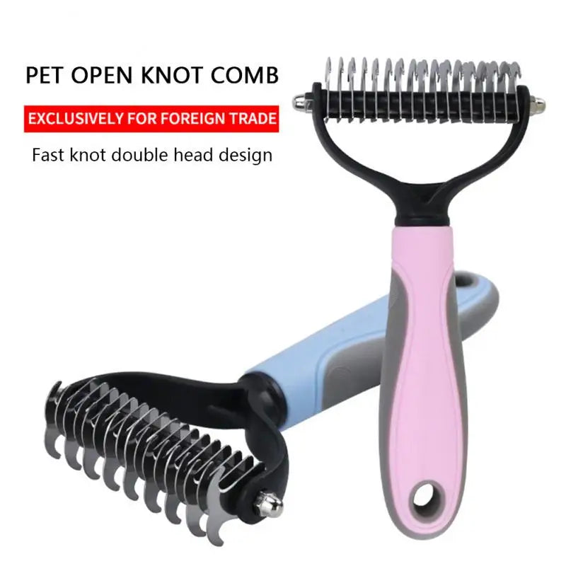 Dog Cat Hair Removal Comb Pet Long Hair Short Hair Pet Grooming Care Brush Trimming Dematting Brush Dog Pet Grooming Equipment