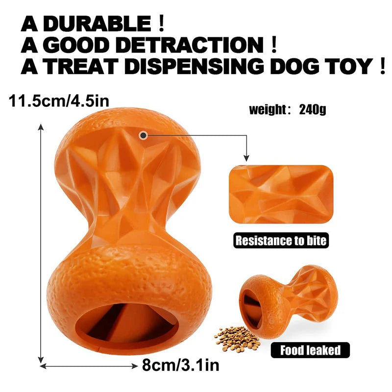 Benepaw Tough Dog Toys Food Dispensing Nontoxic Pet Toys For Aggressive Chewers Large Breed Puppy Bone Teething IQ Training