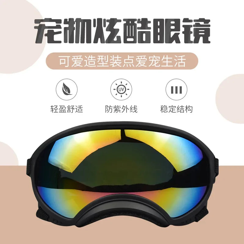 Pet Glasses Fashion Cool Dog Sunglasses Sunscreen Medium and Large Dog Sunglasses Big Dog Glasses