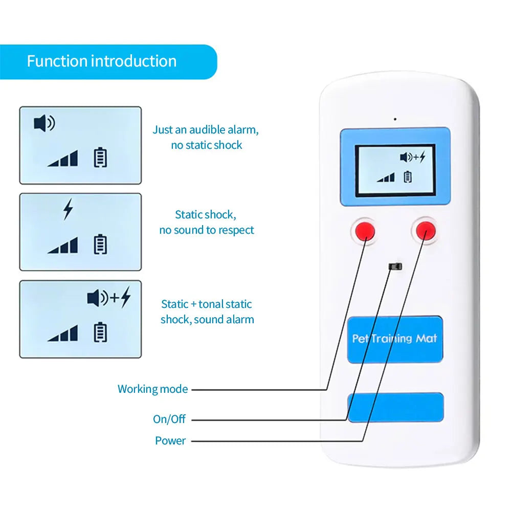 3 Sizes Pet Dog Training Mat Electric Safe Mat Indoor Shock Scat Keep-Away Mat For Dog Puppy Cats Trainning Pet Supplies