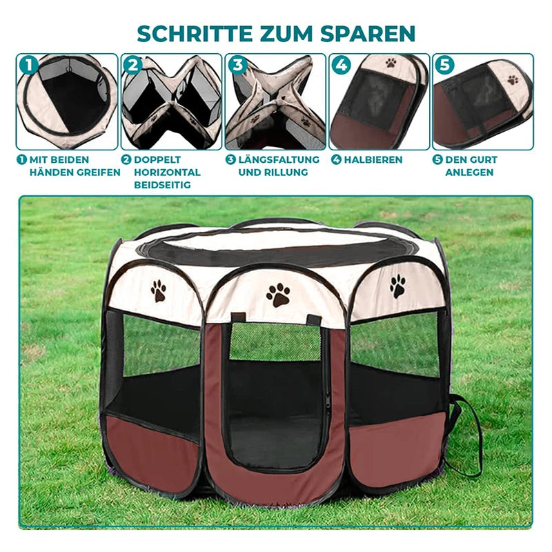 Pet Playpen Dog  Foldable Dog Tent  Water Resistant Removable Pen Kennel Lampshade for Dog Cat Puppy