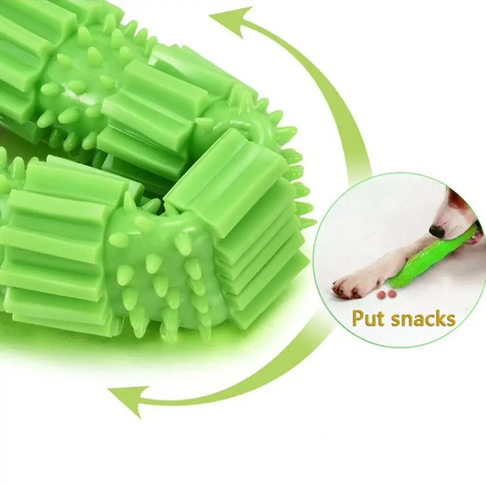 Dog Chew Toy TPR Molar Stick Cat Puppy Teeth Cleaning Interactive Training Toy Medium Small Pet Molar Bite Food Dispensing Toys