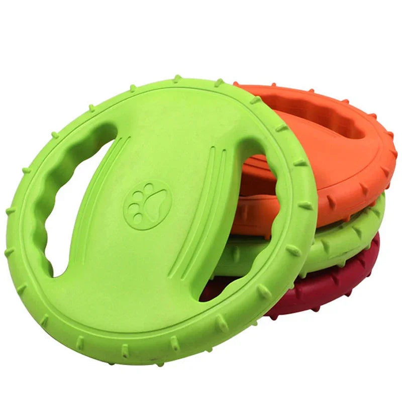 Pet Flying Disc EVA Dog Training Pull Ring Bite Resistant Floating Toy Dog Outdoor Sports Interactive Game Frisbee