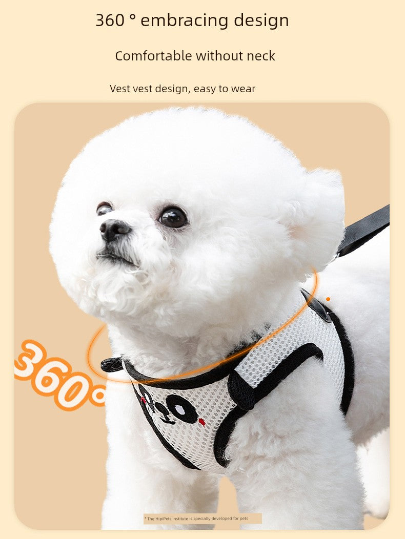 Small and Medium-Sized Dogs Bichon Pomeranian Vest Dog Hand Holding Rope