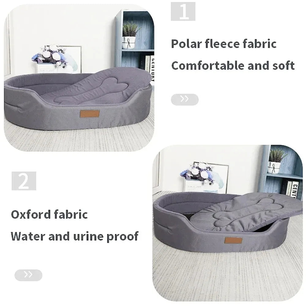 Medium Dogs Bed Wear-resistant Sofa Bed for Dog Cushion Waterproof &Anti-urine Dual-Purpose Inner Pad Washable Puppy Accessories