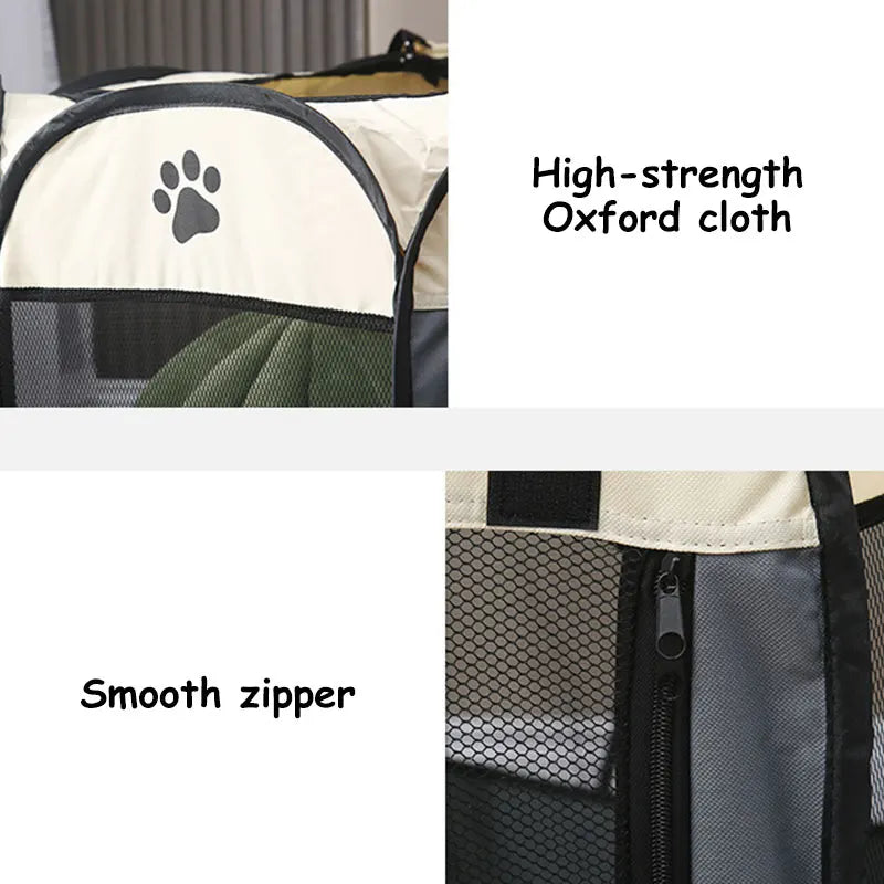 Portable Folding Pet Tent Dog House High Quality Durable Dog Fence For Cats Large Outdoor Dog Cage Pet Playpen Cat Собачья будка