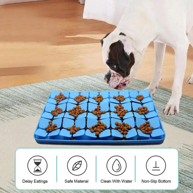 Pet Licking Mat Silicone Feeding Pad Slow Feeder Lick Mat Food Bowl With Suction Cups Anti-slip Mats For Cat Dogs Pet Supplies