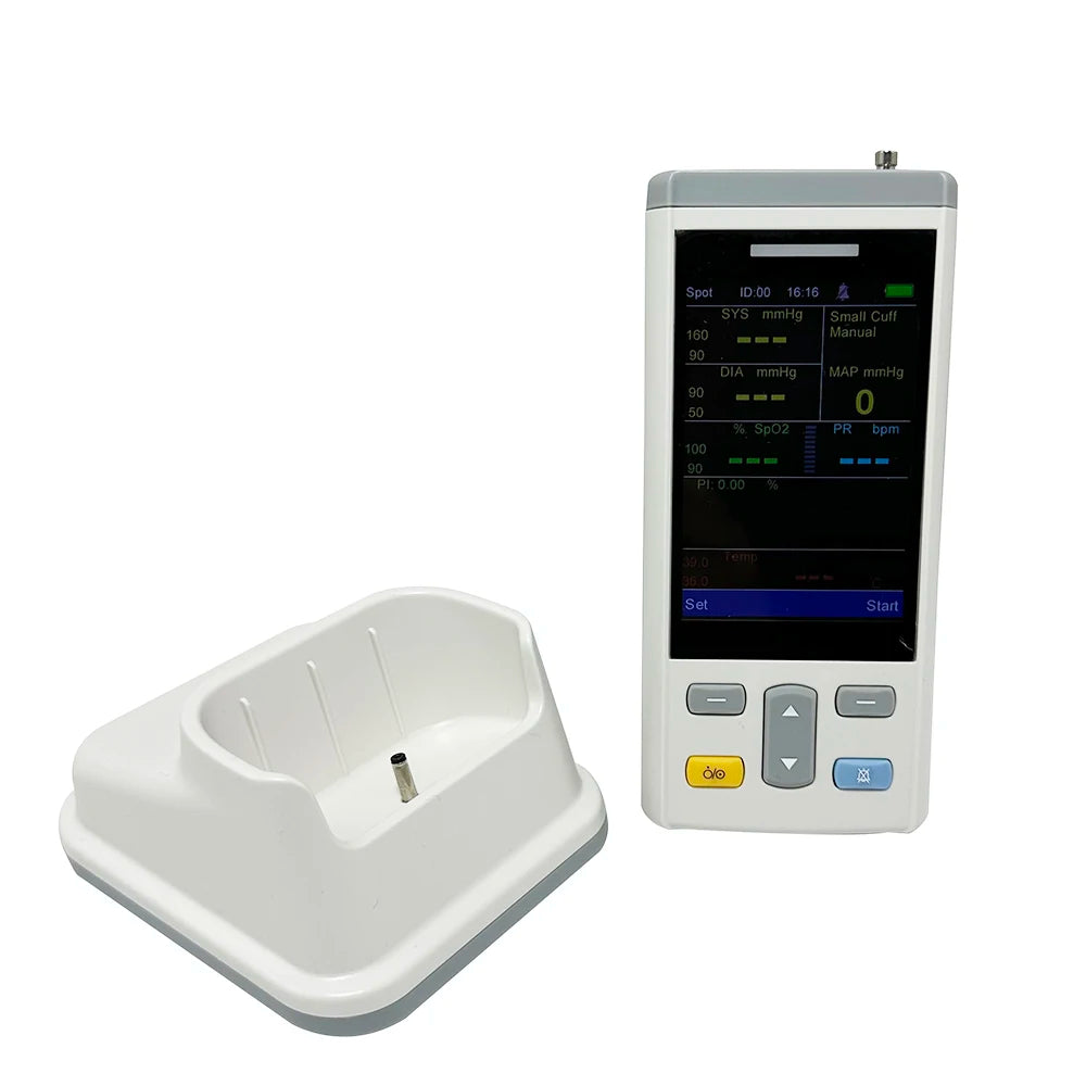 Pet Handheld Monitor M3T Mini Vet Blood Oxygen+Blood Pressure+Body Temperature Built-in Rechargeable Mobile Monitor