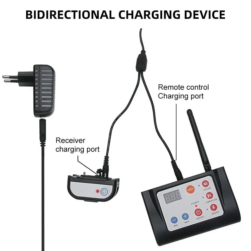 300 meters Range for Pet Fence System With Remote for Dogs  in Electronic 2 in 1 Wireless with 3 collars 100g2280